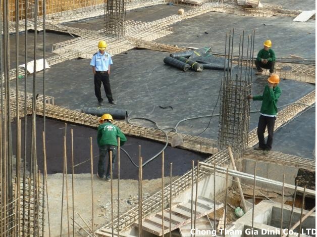 Đội thợ thi công chống thấm tại Hà Nội chuyên nghiệp