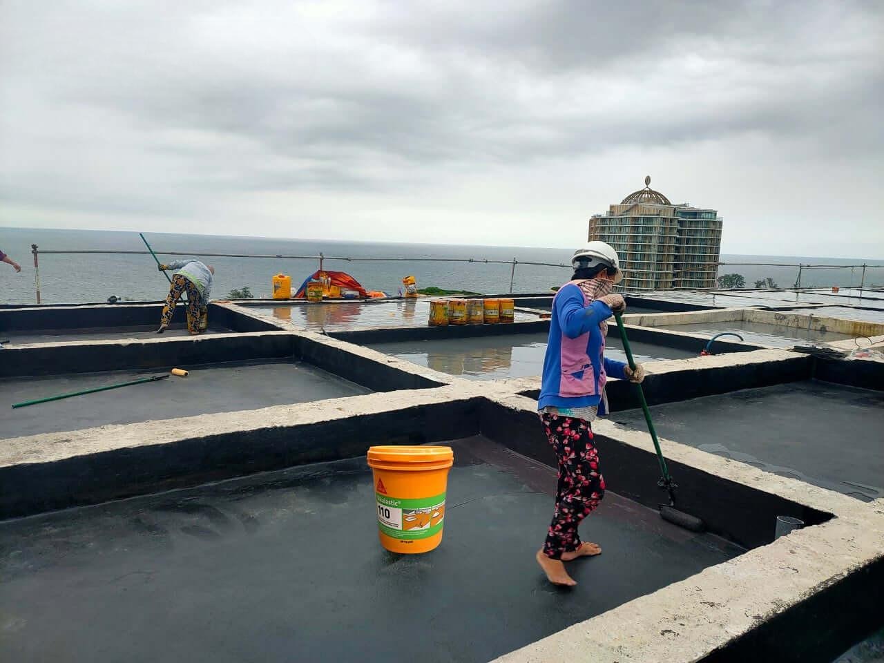 Vật liệu chống thấm chính hãng Sika được Công ty chống thấm uy tín Xuyên Việt Group sử dụng