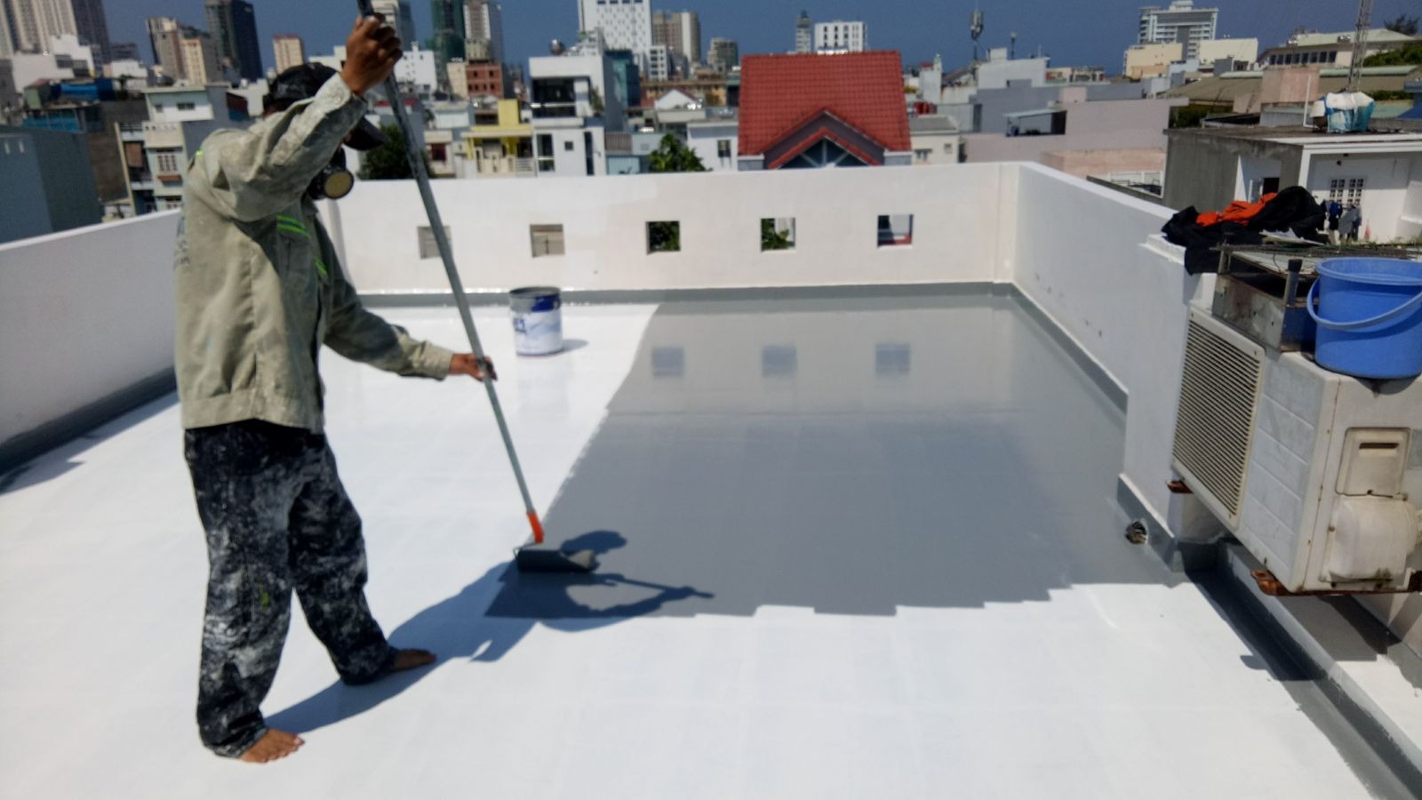 Chống thấm sán thượng tại Hà Nội bằng vật liệu chính hãng, độ bền cao