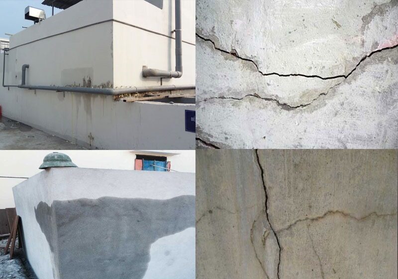 Hậu quả của thấm dột bể nước tại Hà Nội