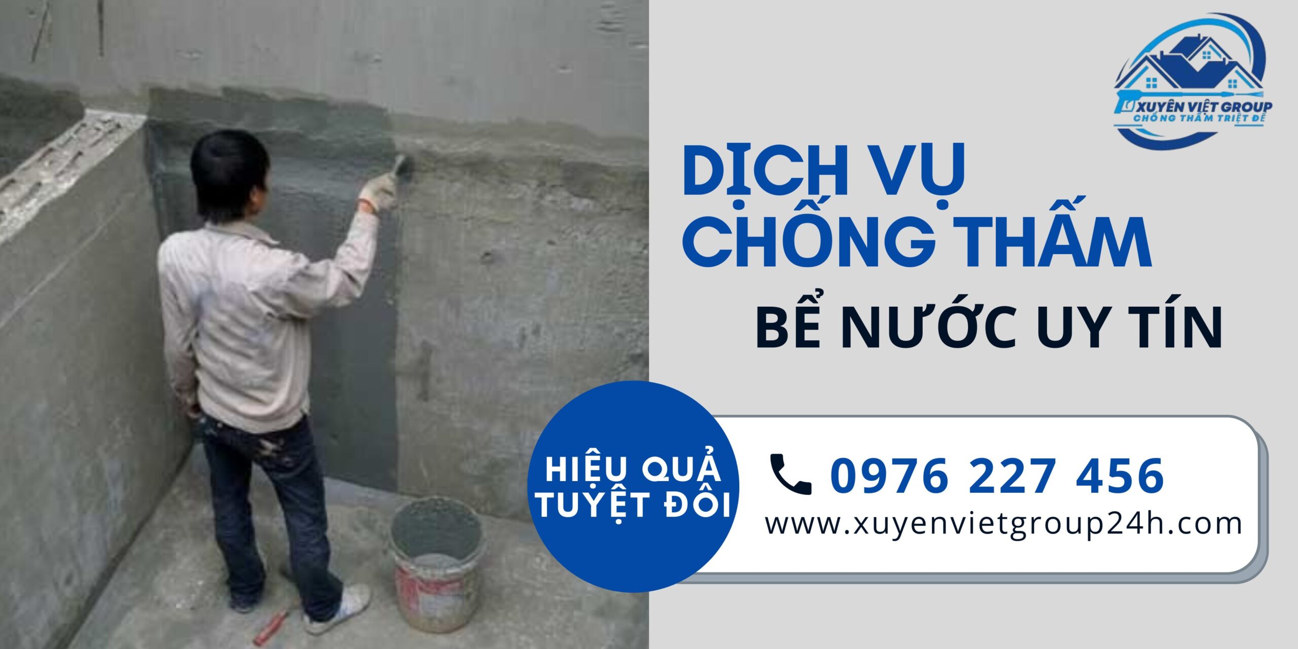 Dịch vụ chống thấm bể nước tại Hà Nội