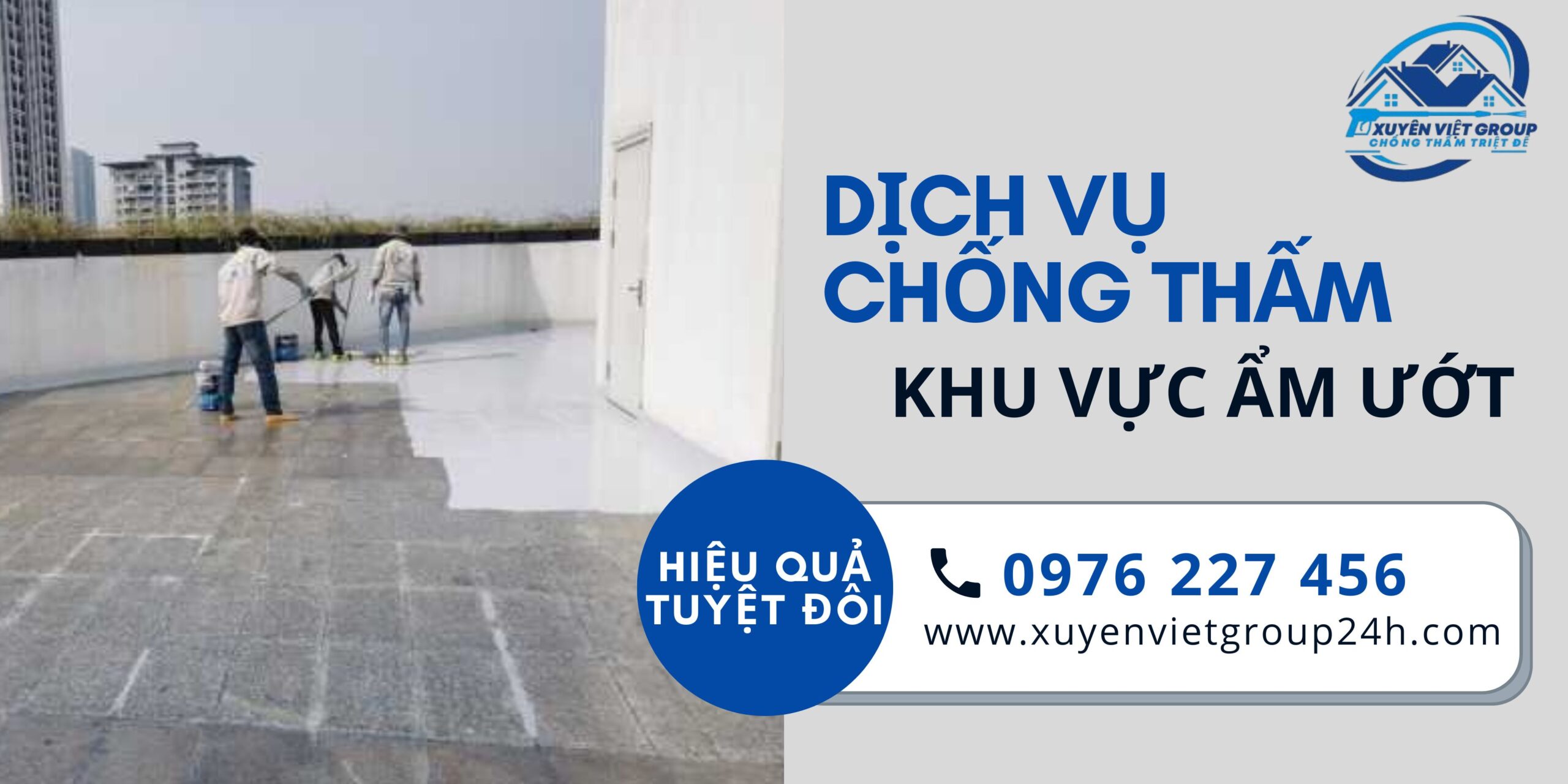 Dịch vụ chống thấm khu vực ẩm ướt tại Hà Nội