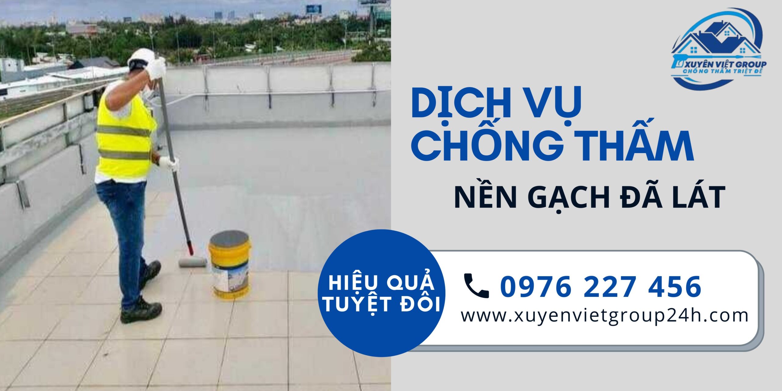 Dịch vụ chống thấm nền gạch tại Hà Nội