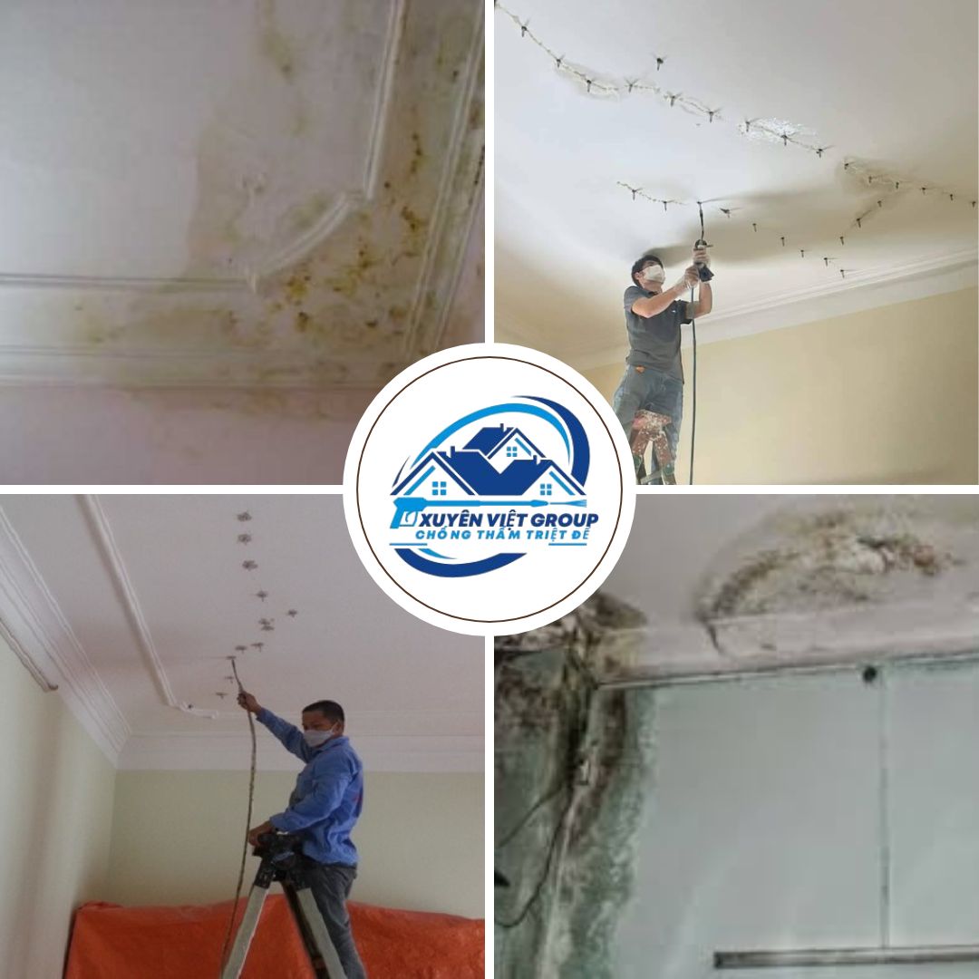 Dịch vụ xử lý thấm trần nhà cũ tại Hà Nội