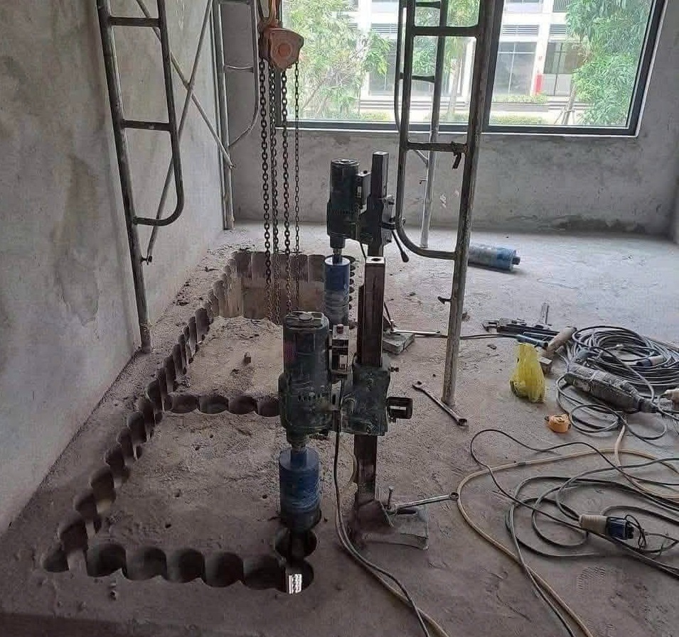 Dịch Vụ Khoan Cắt, Đục Phá Bê Tông Chuyên Nghiệp Tại Hà Nội
