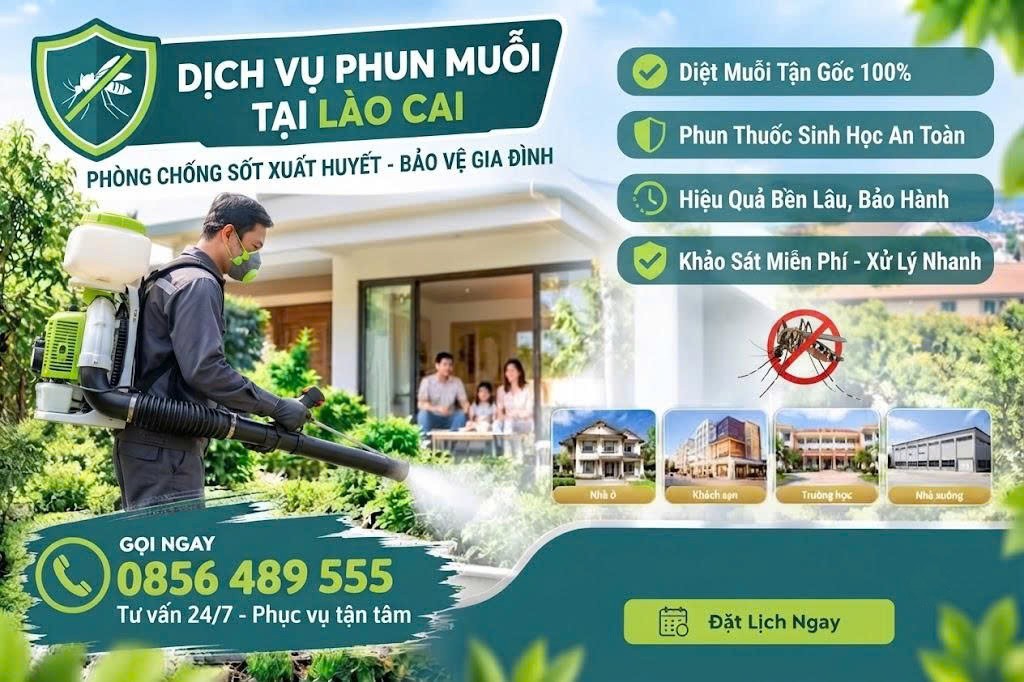 Dịch Vụ Phun Muỗi Tại Lào Cai