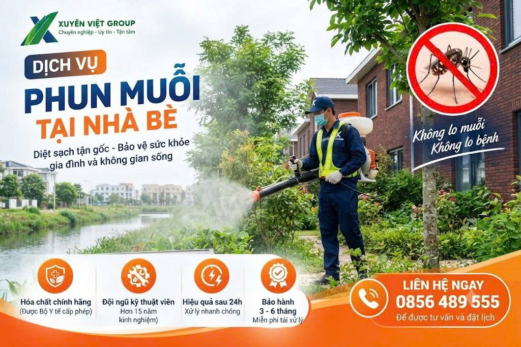 Dịch Vụ Phun Muỗi Tại Nhà Bè