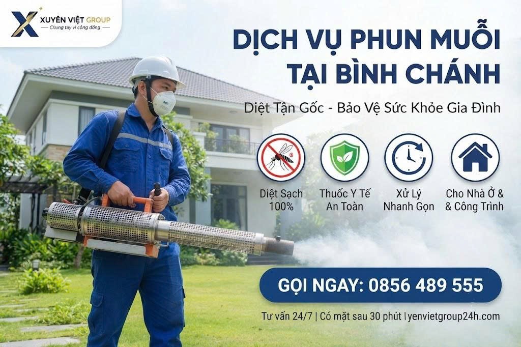 Dịch vụ phun muỗi tại Bình Chánh
