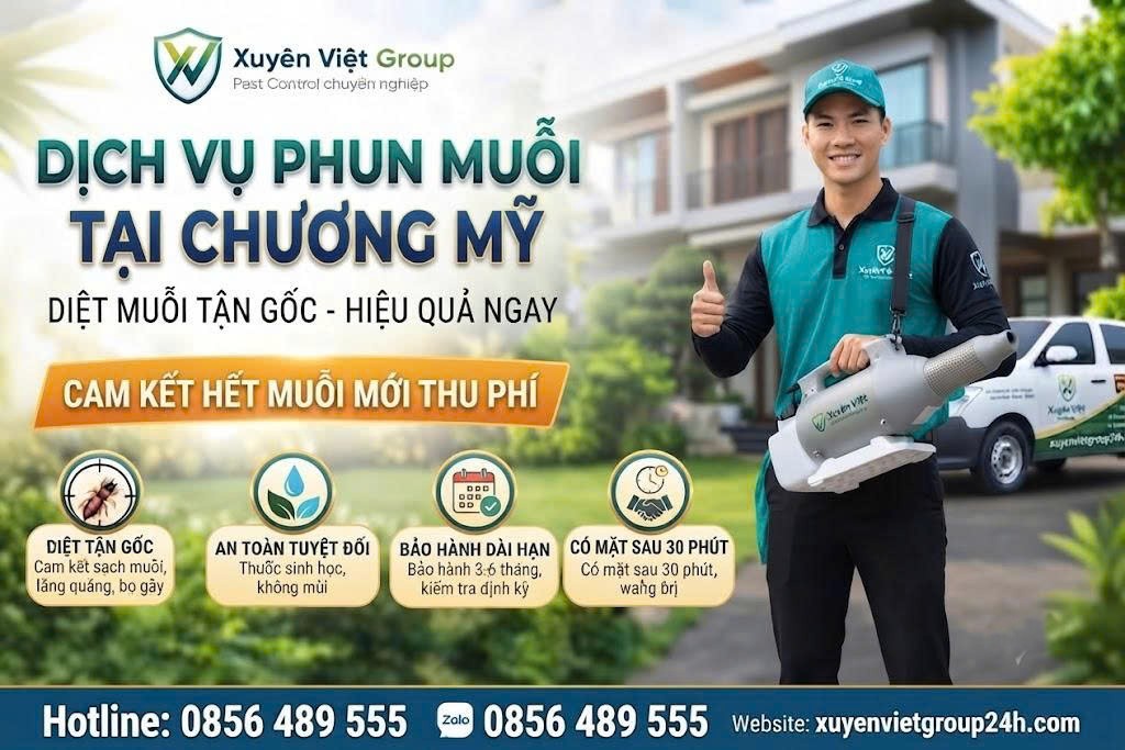 Dịch vụ phun muỗi tại Chương Mỹ
