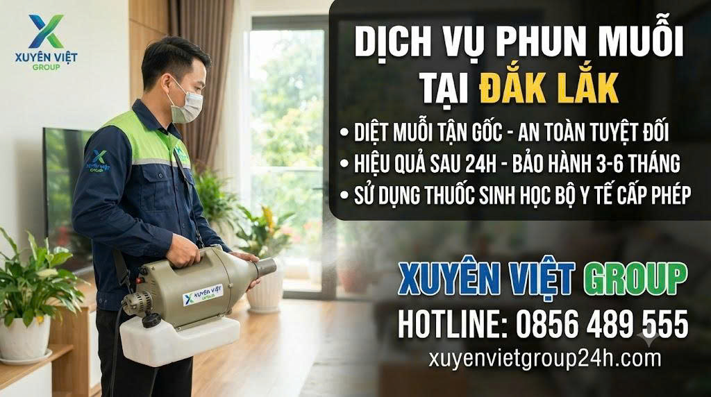 Dịch vụ phun muỗi tại Đắk Lắk