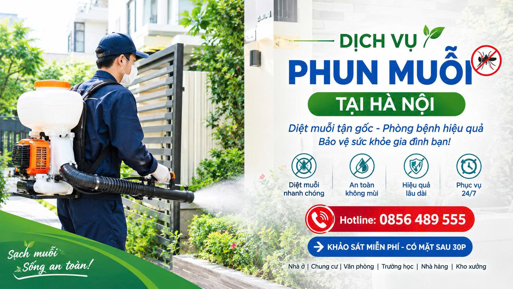 Dịch vụ phun muỗi tại Hà Nội
