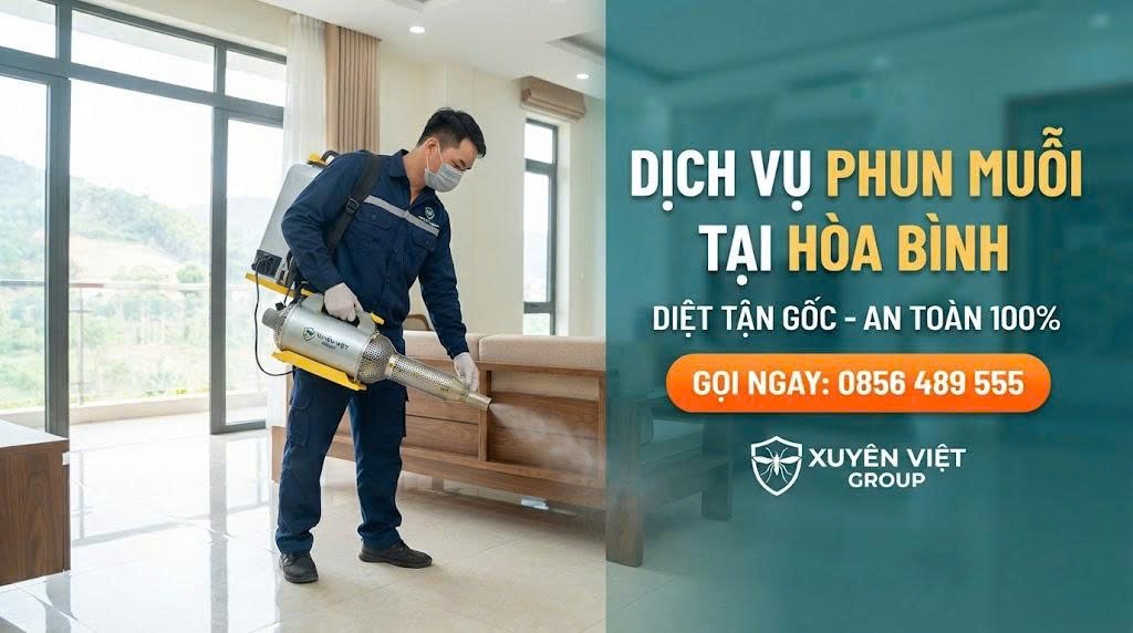 Dịch vụ phun muỗi tại Hòa Bình