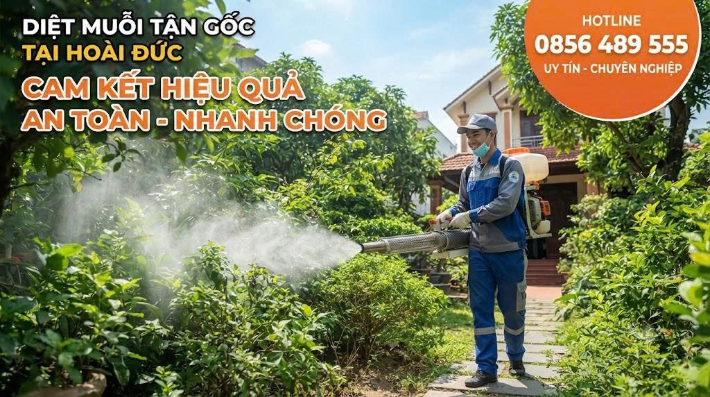 Dịch vụ phun muỗi tại Hoài Đức