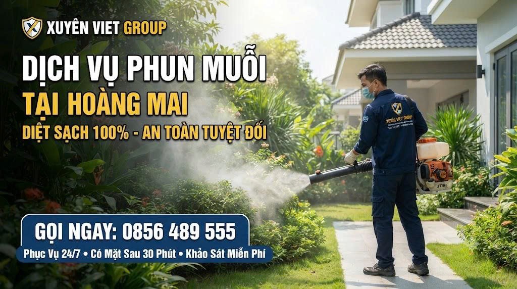 Dịch vụ phun muỗi tại Hoàng Mai