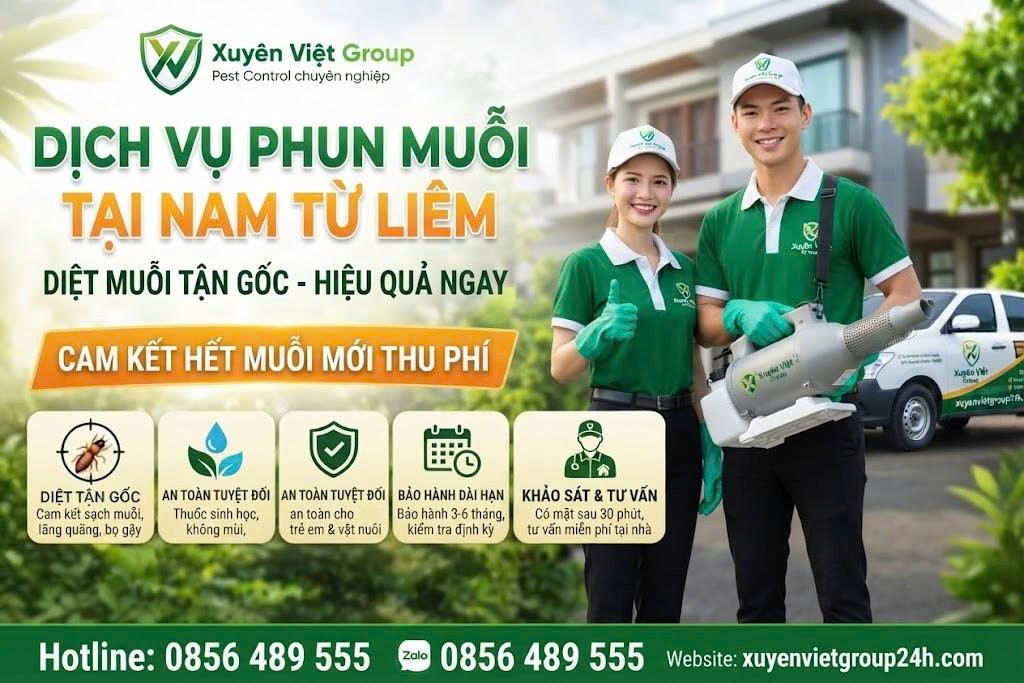 Dịch vụ phun muỗi tại Nam Từ Liêm