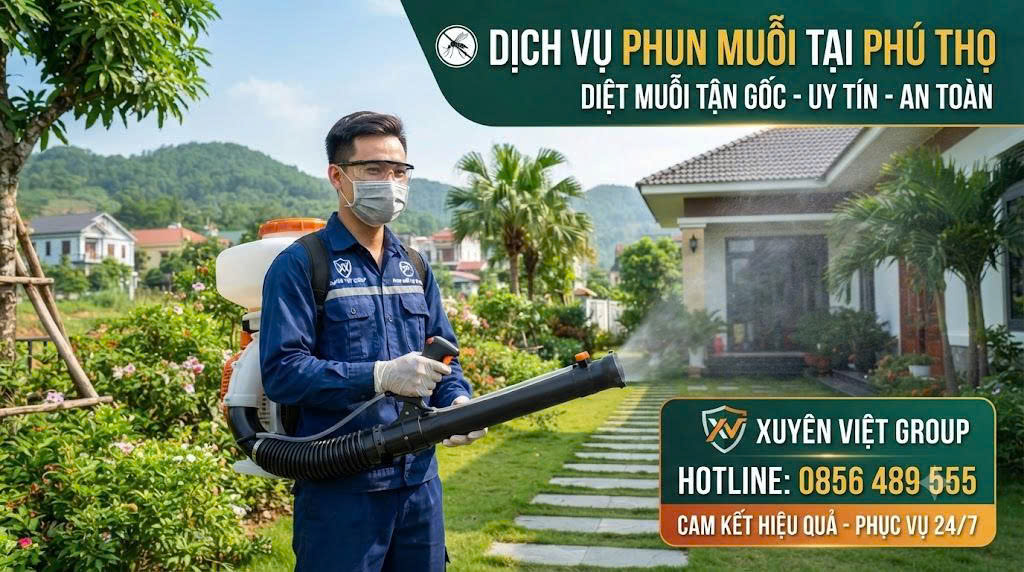 Dịch vụ phun muỗi tại Phú Thọ