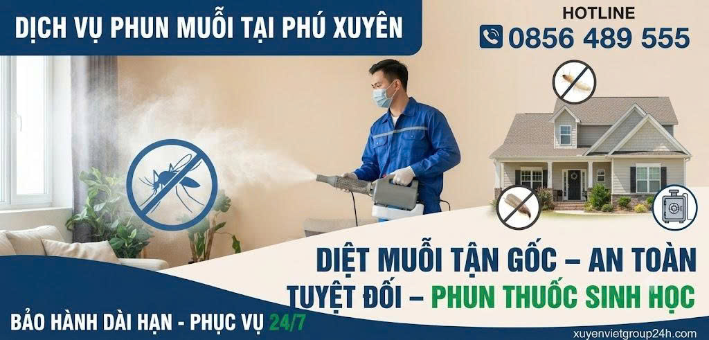 Dịch vụ phun muỗi tại Phú Xuyên