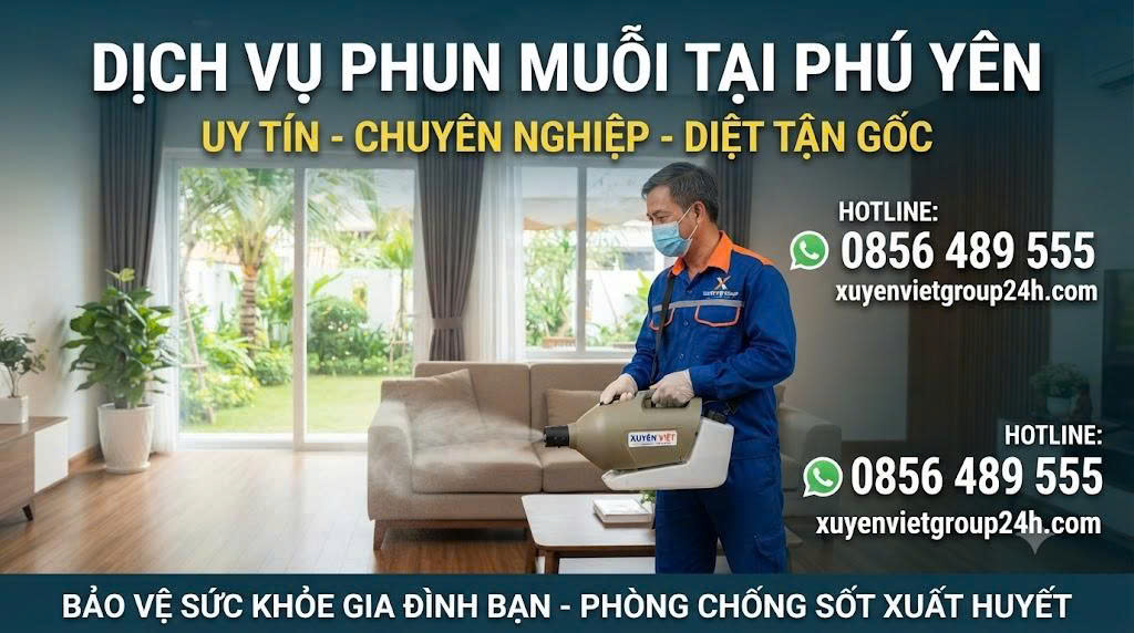 Dịch vụ phun muỗi tại Phú Yên