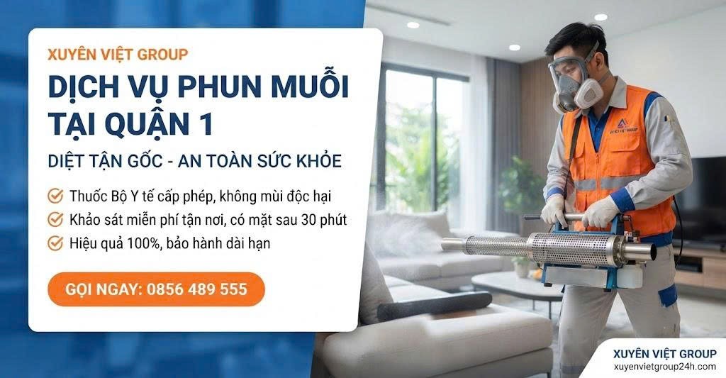 Dịch vụ phun muỗi tại Quận 1