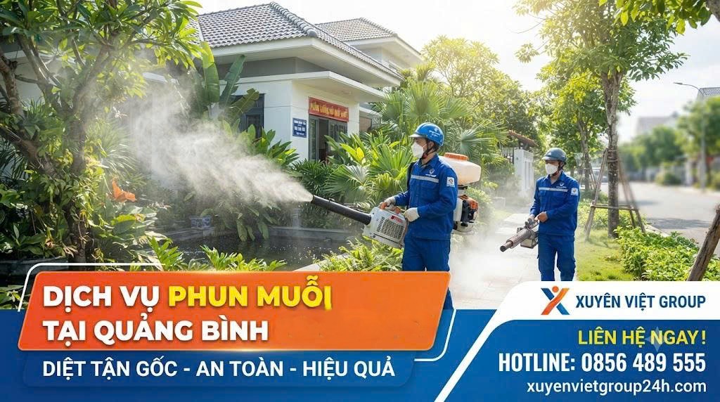 Dịch vụ phun muỗi tại Quảng Bình