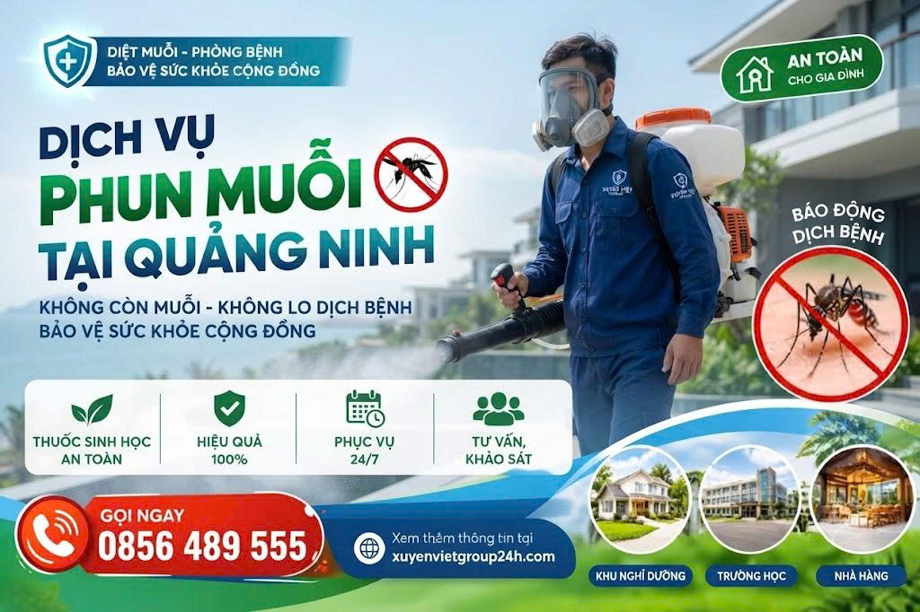 Dịch vụ phun muỗi tại Quảng Ninh