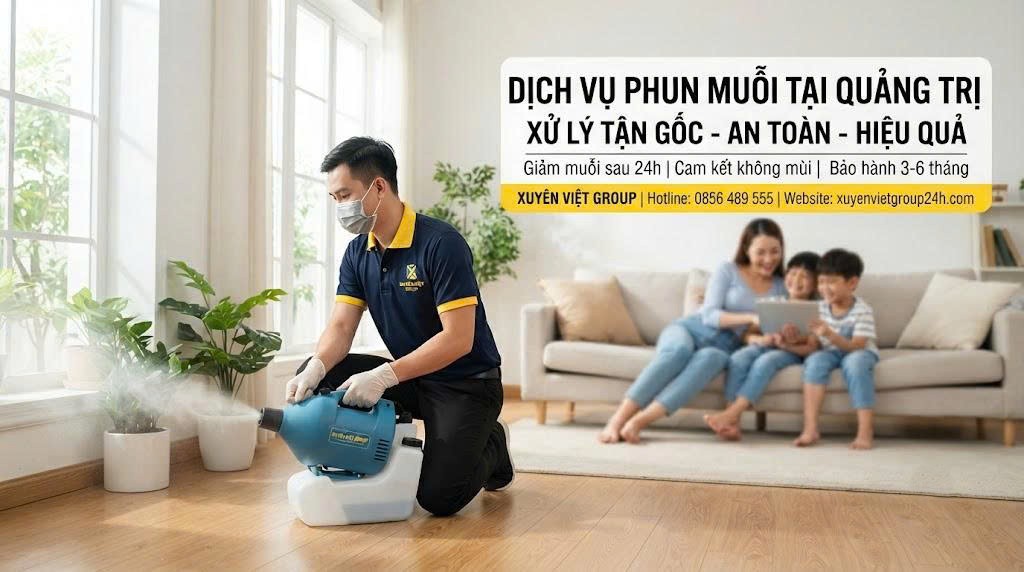 Dịch vụ phun muỗi tại Quảng Trị