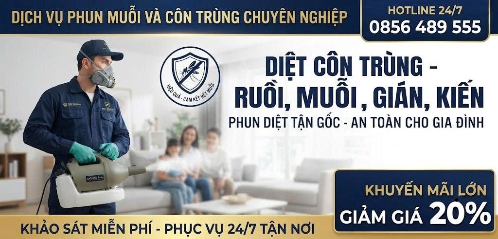 Dịch vụ phun muỗi tại Quốc Oai