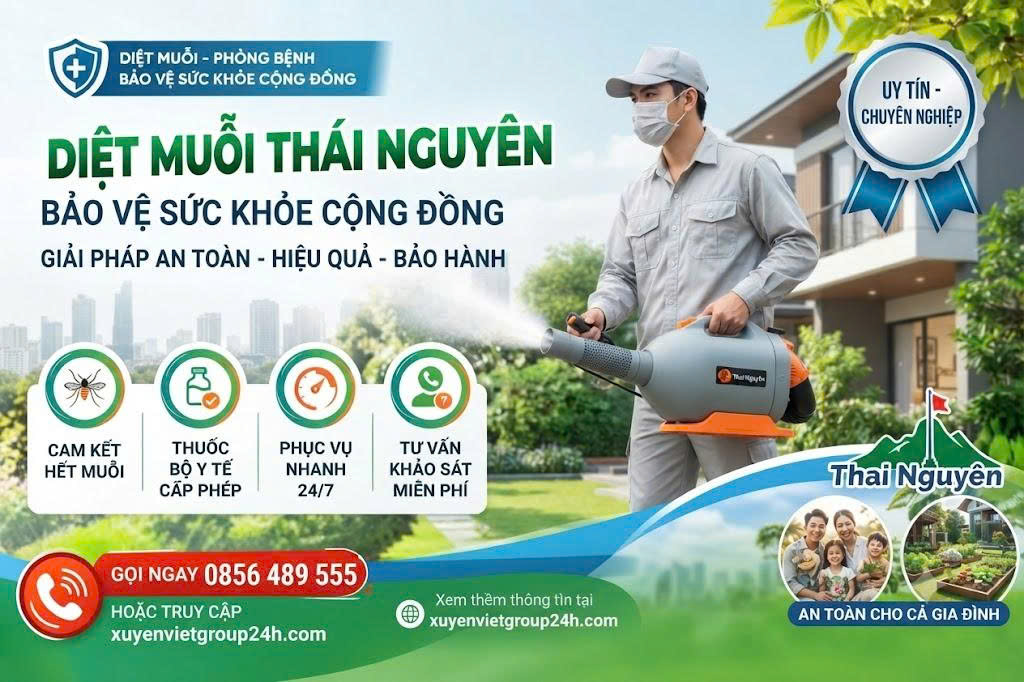 Dịch vụ phun muỗi tại Thái Nguyên