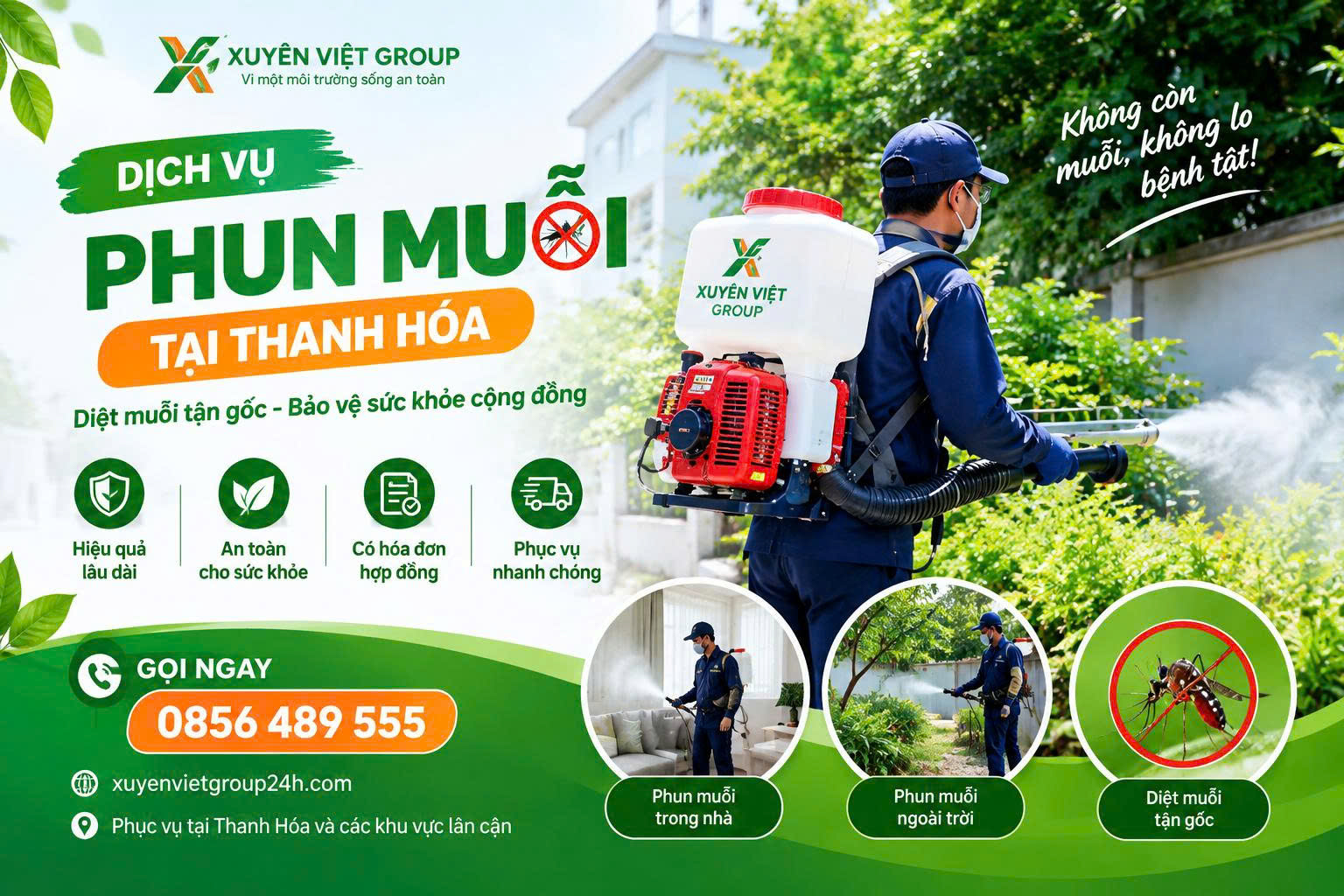 Dịch vụ phun muỗi tại Thanh Hóa