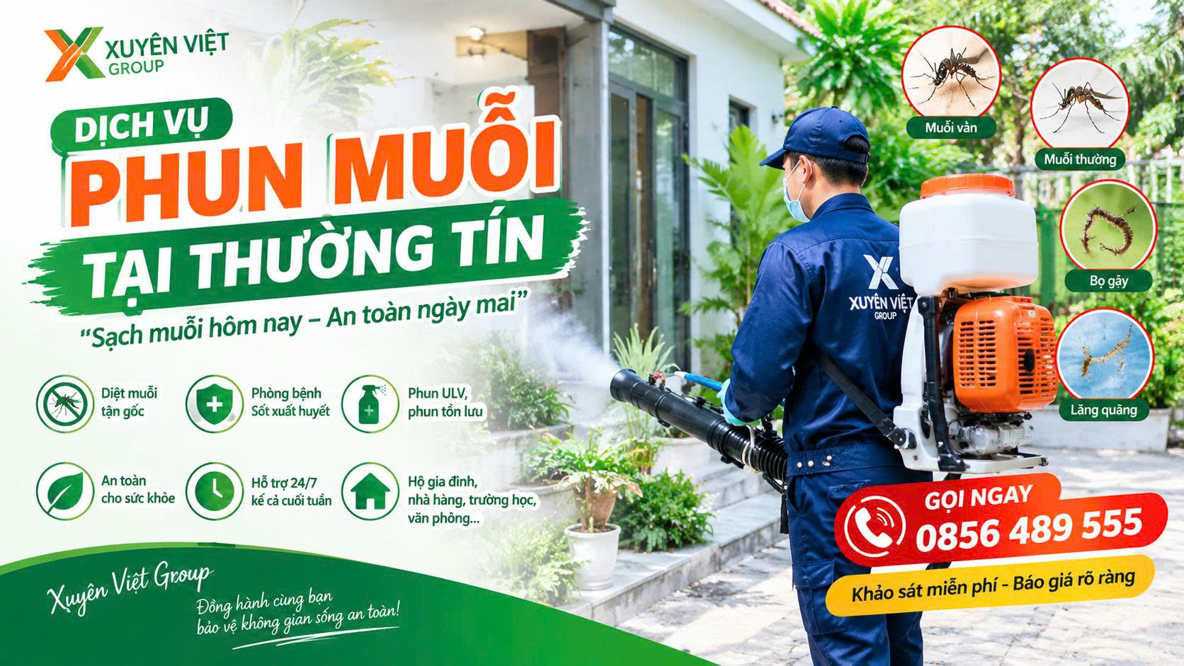 Dịch vụ phun muỗi tại Thường Tín
