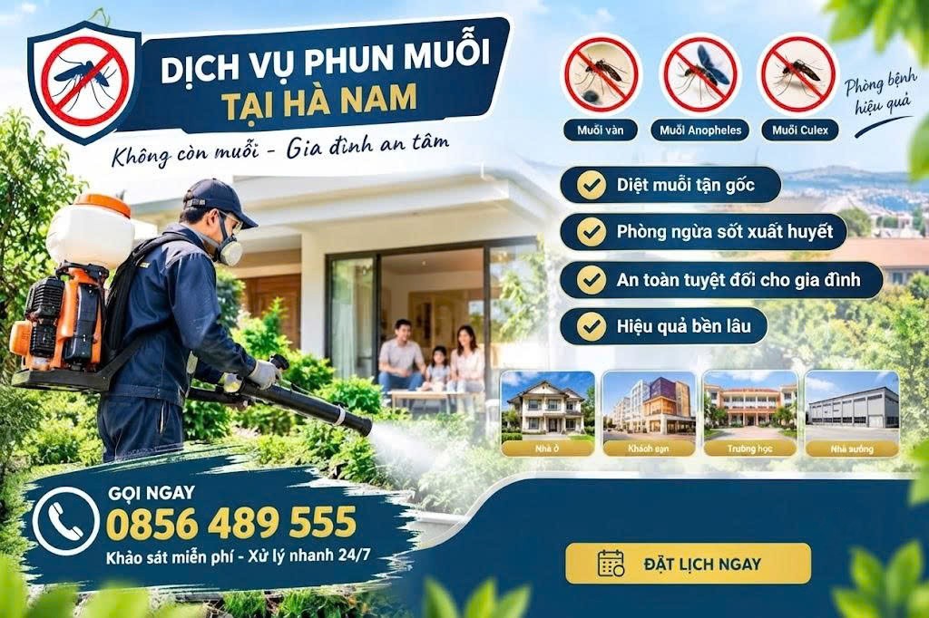 Dịch vụ phun muỗi tại Yên Bái