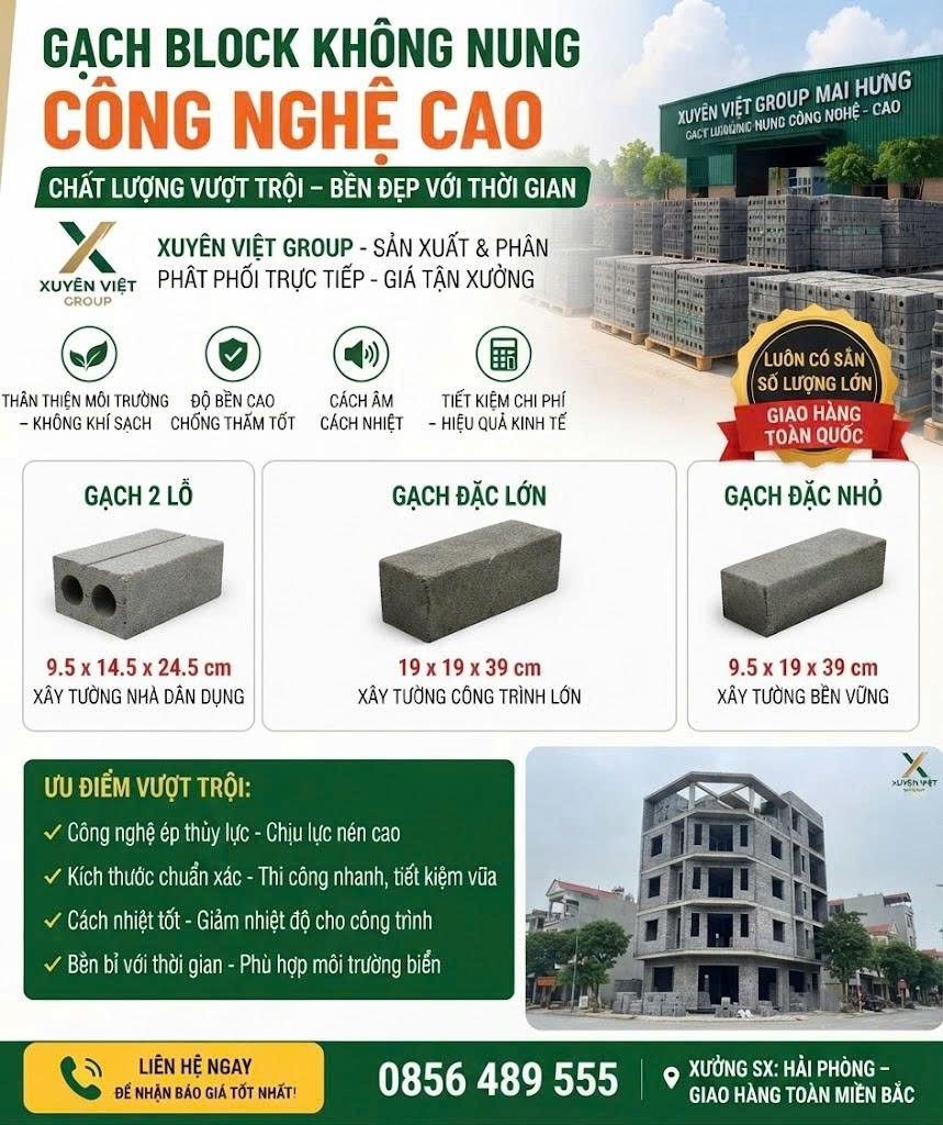 Gạch Block tại Hải Phòng
